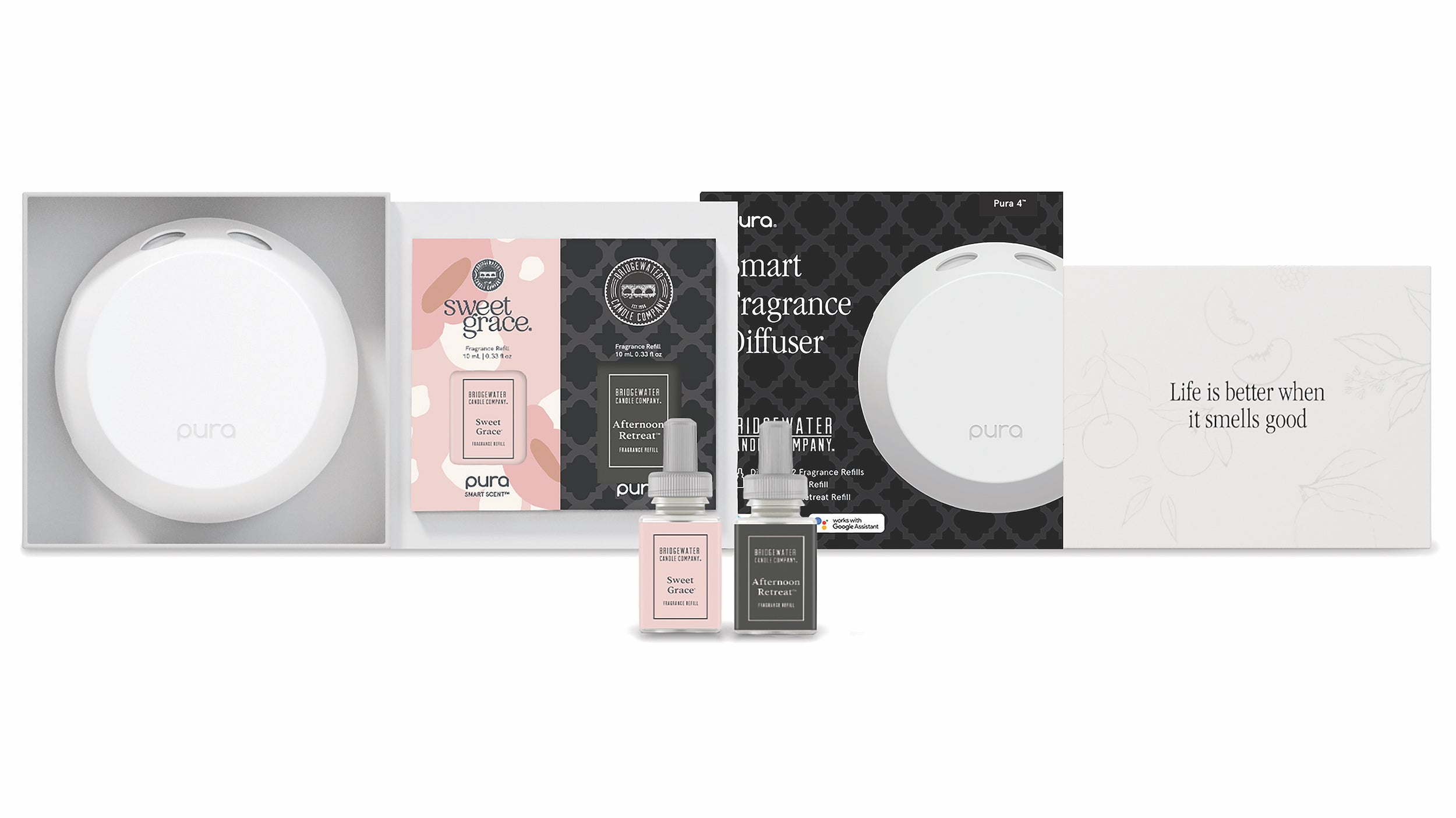 Pura + Bridgewater Smart Home Diffuser Set with Sweet Grace and Aftern –  Bridgewater Candle Company