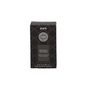 A black rectangular box labeled Bridgewater Candle Company Pura + Bridgewater Fragrance Refill - Afternoon Retreat, containing a 0.33 fl oz (10 mL) scent refill for your Pura Smart Home Fragrance diffuser.