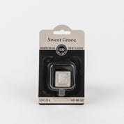 Square Bridgewater Candle Auto Vent Clip-Sweet Grace air freshener in retail packaging.