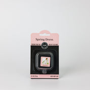 Bridgewater Candle Auto Vent Clip-Spring Dress in pink and black packaging.