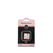 A Bridgewater Candle Auto Vent Clip-Spring Dress in pink packaging.