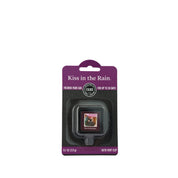 A packaged Bridgewater Candle Auto Vent Clip-Kiss in the Rain fragrance clip.