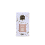 A white, speckled box of Bridgewater Candle Company Pura + Bridgewater Fragrance Refill - Sweet Grace, with a pale pink label and powered by Pura Smart Vials printed at the bottom.