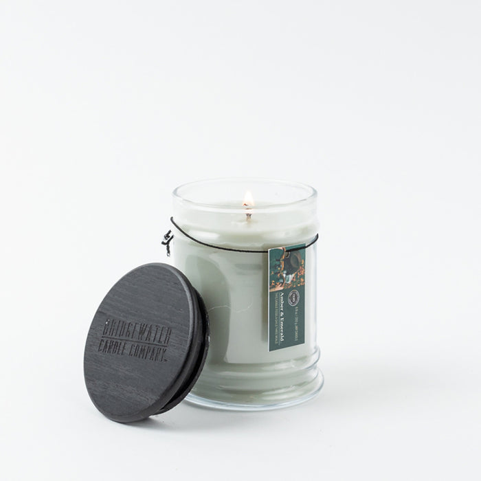 bridgewater candle company Amber & Emerald 8oz Jar Candle