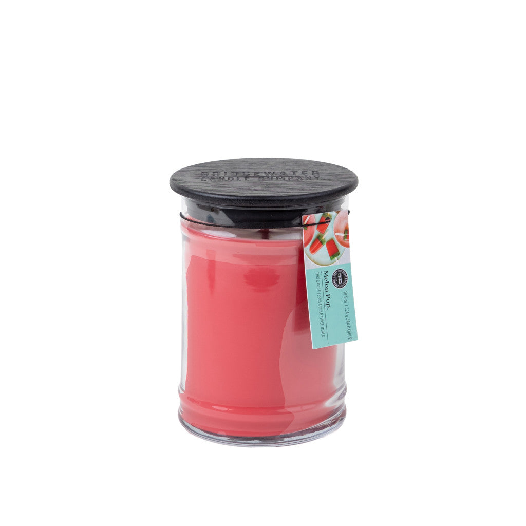 `18oz Large Jar Candle - Melon Pop